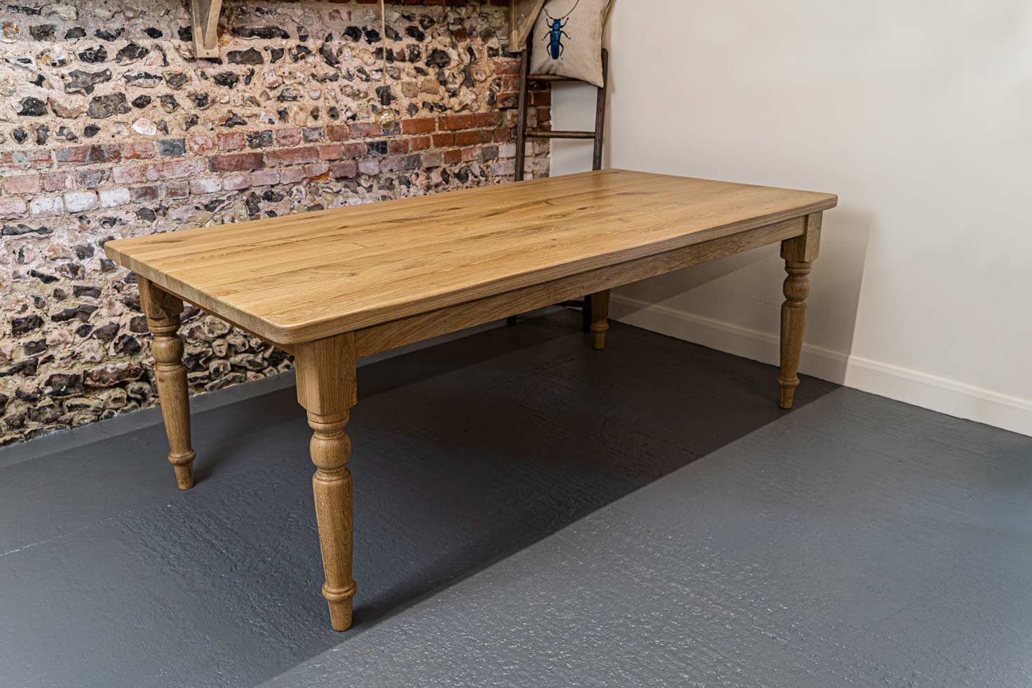 Traditional Farmhouse Oak Table Table | The Oak & Pine Barn